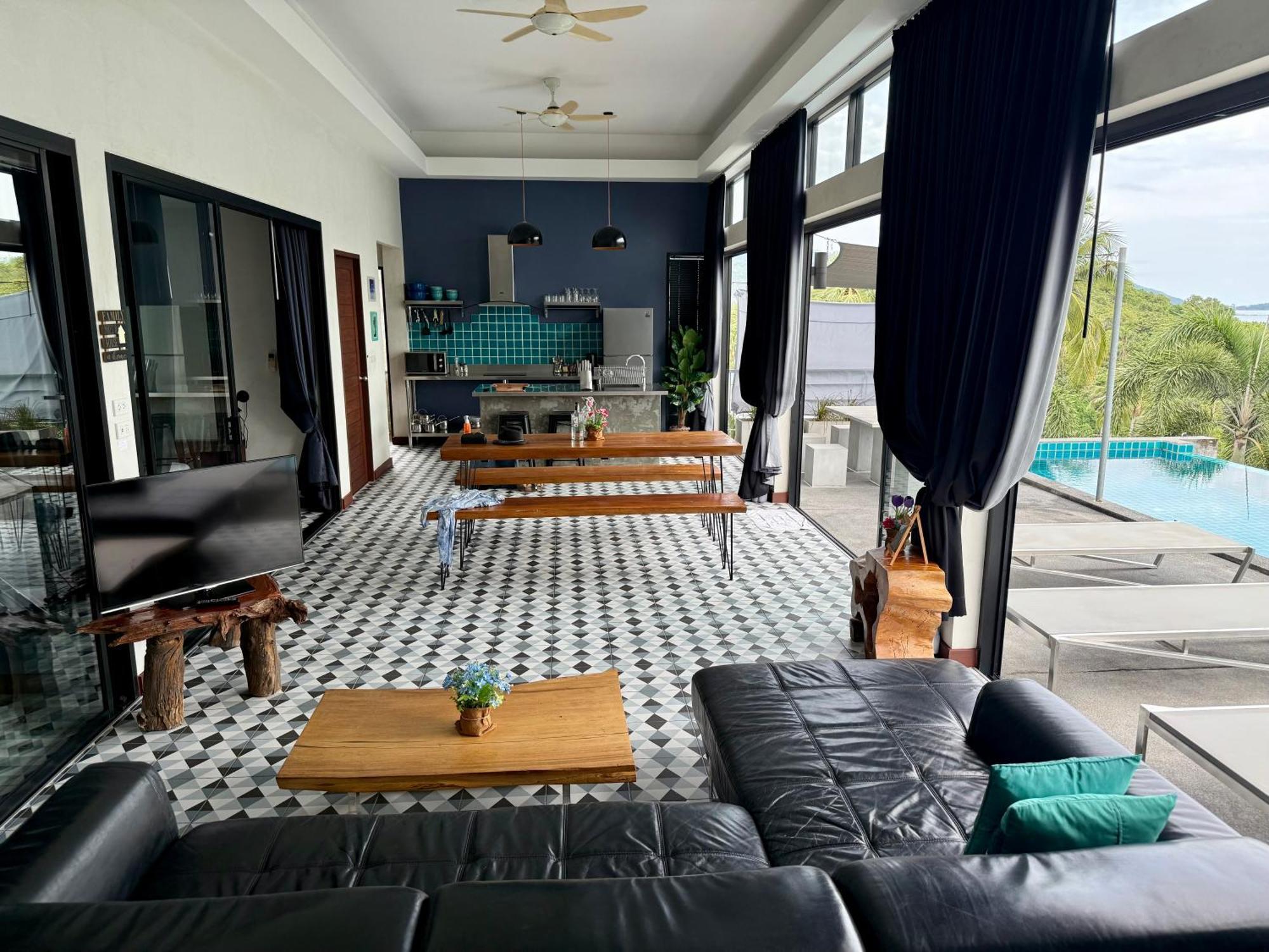 Ko Samui Seaview Pool Villa Seren With Car Laem Set strand Eksteriør bilde