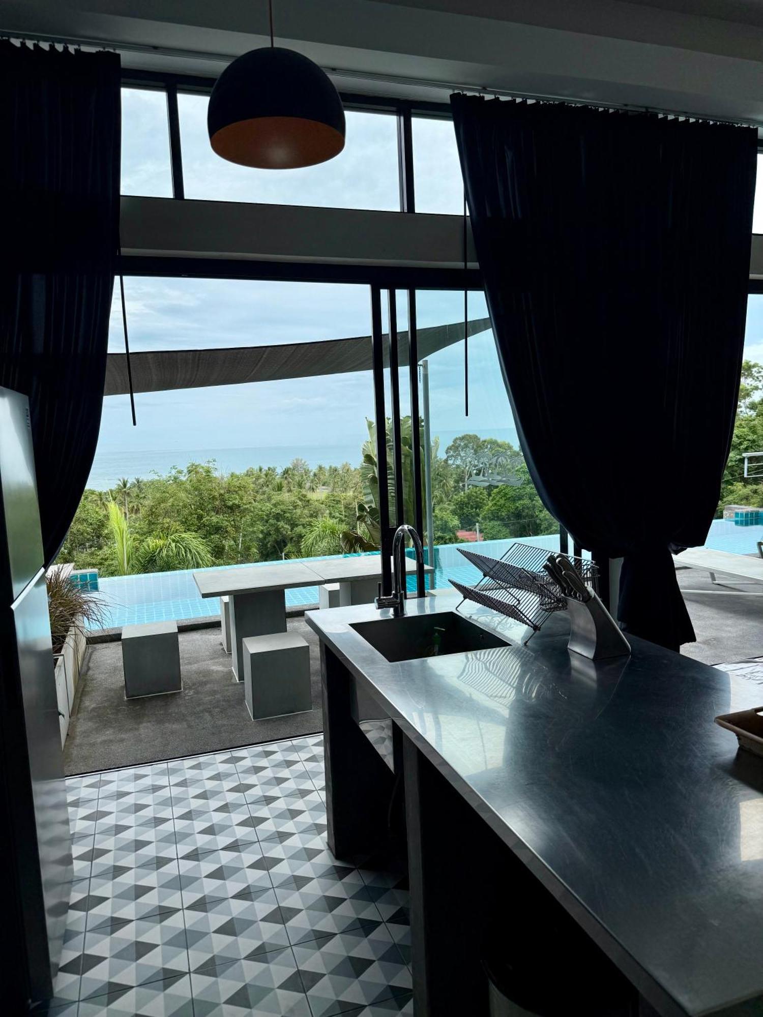 Ko Samui Seaview Pool Villa Seren With Car Laem Set strand Eksteriør bilde