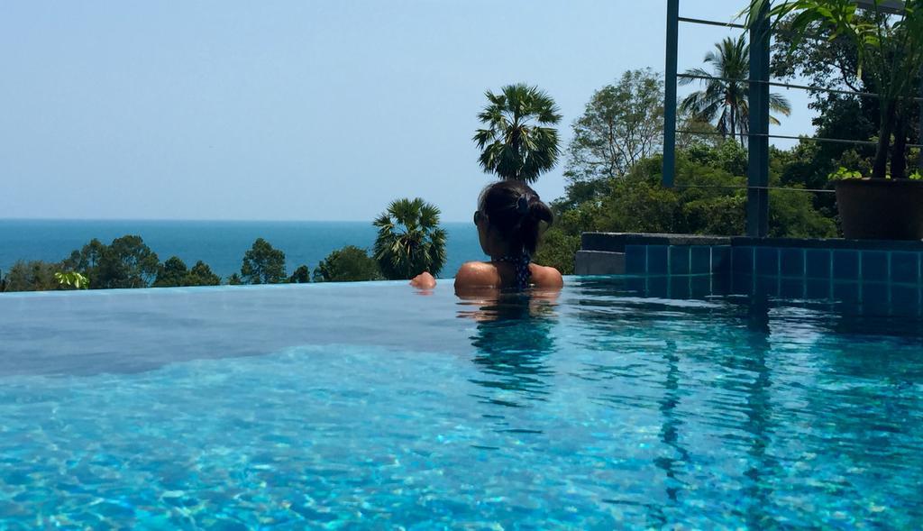 Ko Samui Seaview Pool Villa Seren With Car Laem Set strand Rom bilde