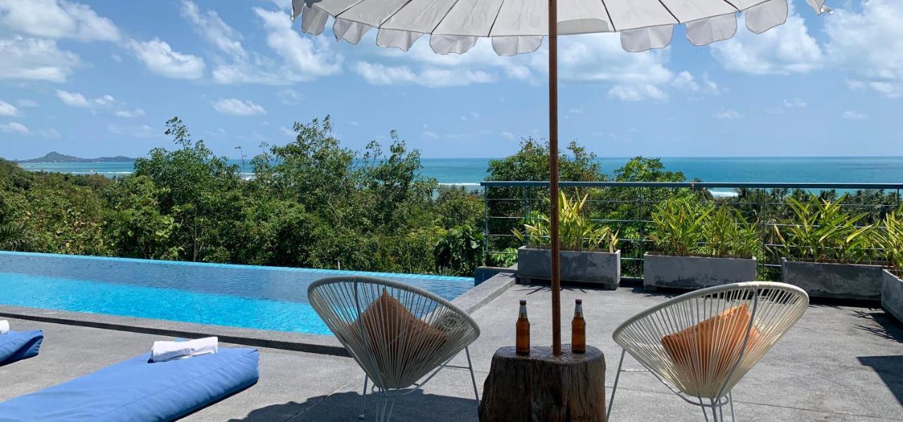 Ko Samui Seaview Pool Villa Seren With Car Laem Set strand Eksteriør bilde